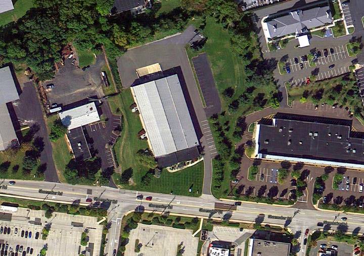 Tri-County Business Campus warehouse aerial, Shoemaker Road