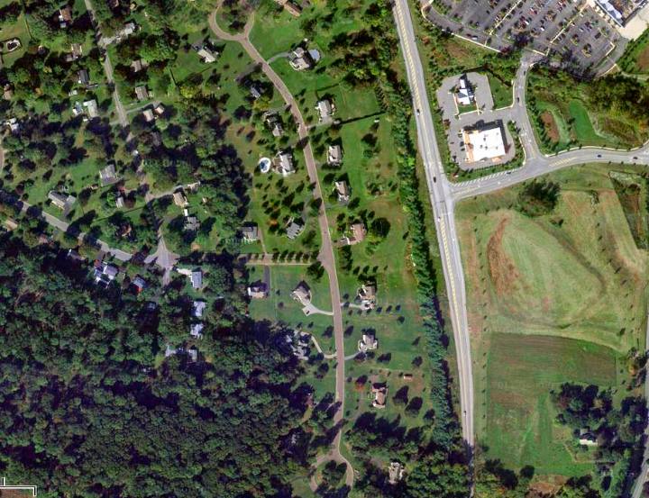Chestershire subdivision aerial, North Coventry