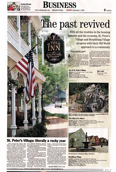 News- Reading Eagle Front Page